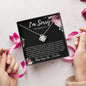 I'm Sorry For Hurting You| Turn Back the Clock | Love Knot Necklace