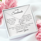 To My Soulmate | The Day I Met You My Life Changed | Love Knot Necklace