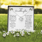 To My Granddaughter | I Didn't Give You The Gift of Life | Love Knot Necklace