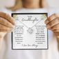To My Granddaughter | I Am Honored | Love Knot Necklace