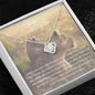 To My Granddaughter | This Old Lioness | Love Knot Necklace