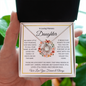 In Loving Memory Daughter | You Did Not Go Alone | Love Knot Necklace