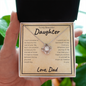 To My Beautiful Daughter | If I Had To Choose | Love Knot Necklace