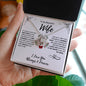 To My Beautiful Wife | The Day I Met You | Love Knot Necklace