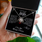 To My Beautiful Wife | You Complete Me | Love Knot Necklace