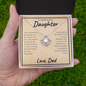 To My Beautiful Daughter | If I Had To Choose | Love Knot Necklace