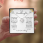 To My Granddaughter | I Am Honored | Love Knot Necklace