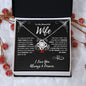 To My Beautiful Wife | You Complete Me | Love Knot Necklace