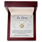 (Almost Sold Out!) I'm Sorry for Hurting You | Love Knot Necklace