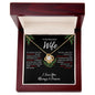 To My Beautiful Wife | Missing Piece | Love Knot Necklace