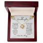 To My Granddaughter | I Am Honored | Love Knot Necklace
