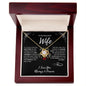 To My Beautiful Wife | You Complete Me | Love Knot Necklace