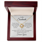To My Soulmate | The Day I Met You My Life Changed | Love Knot Necklace