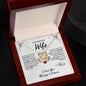 To My Beautiful Wife | The Day I Met You | Love Knot Necklace