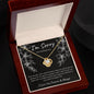 (Almost Sold Out!) I'm Sorry for Hurting You | Black | Love Knot Necklace