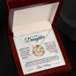 To My Lovely Daughter | Love and Light (Love Mom) | Love Knot Necklace