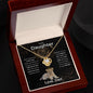 To My Daughter | Lion Daughter with Crown | Love Knot Necklace