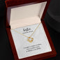 Bestie | Because of You | Love Knot Necklace