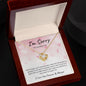 I'm Sorry | Never Want to Hurt You (Pink) | Love Knot Necklace