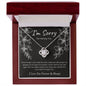 (Almost Sold Out!) I'm Sorry for Hurting You | Black | Love Knot Necklace