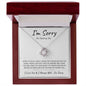 I'm Sorry For Hurting You | I Made a Big Mistake | Love knot Necklace
