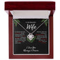 To My Beautiful Wife | Missing Piece | Love Knot Necklace