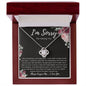 I'm Sorry For Hurting You| Turn Back the Clock | Love Knot Necklace