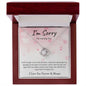 I'm Sorry | Never Want to Hurt You (Pink) | Love Knot Necklace