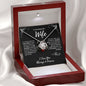 To My Beautiful Wife | You Complete Me | Love Knot Necklace