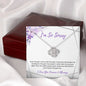 (Almost Sold Out!) I'm So Sorry | Never Want to Hurt You | Love Knot Necklace