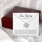 I'm Sorry For Hurting You | I Made a Big Mistake | Love knot Necklace