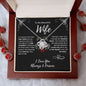 To My Beautiful Wife | You Complete Me | Love Knot Necklace