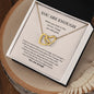 Best Friend | You Are Enough | Interlocking Hearts Necklace