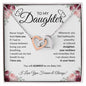 To My Daughter | Baby Girl | Interlocking Hearts Necklace