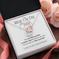 To My Ride or Die | Forever Bestie | Interlocking Hearts Necklace