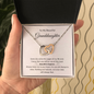To My Beautiful Granddaughter | When The Pages of My Life End | Interlocking Hearts Necklace