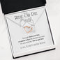 To My Ride or Die | Forever Bestie | Interlocking Hearts Necklace