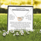 To My Beautiful Granddaughter | Wherever Your Journey | Interlocking Hearts Necklace