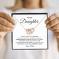 To My Daughter | Never Forget | Interlocking Hearts Necklace