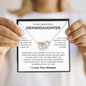 To My Beautiful Granddaughter | Wherever Your Journey | Interlocking Hearts Necklace
