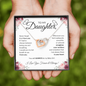 To My Daughter | Baby Girl | Interlocking Hearts Necklace