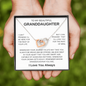 To My Beautiful Granddaughter | Wherever Your Journey | Interlocking Hearts Necklace