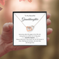 To My Beautiful Granddaughter | When The Pages of My Life End | Interlocking Hearts Necklace