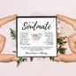 To My Soulmate | In Your Eyes | Interlinking Hearts Necklace
