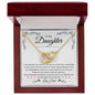 To My Daughter | If I Had To Choose (Love Dad) | Interlocking Hearts Necklace