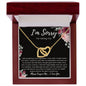I'm Sorry For Hurting You | Turn Back the Clock | Interlocking Hearts Necklace