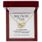 To My Ride or Die | Forever Bestie | Interlocking Hearts Necklace