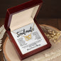 To My Soulmate | In Your Eyes | Interlinking Hearts Necklace