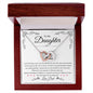 To My Daughter | If I Had To Choose (Love Dad) | Interlocking Hearts Necklace