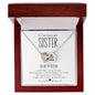 To My Beloved Sister | You Are My Person | Interlocking Hearts Necklace